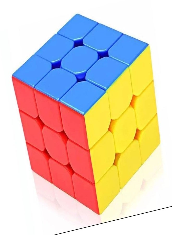 SHUDAUSHI مكعب شوداوشي واريور 3x3 بدون ملصقات | مكعب سرعة للمبتدئين من الأطفال والكبار | لغز سحري سريع لتخفيف التوتر وتحفيز التفكير (متعدد الألوان) | مكعب متين وسلس بتصميم مقاوم للانفصال - Image 1